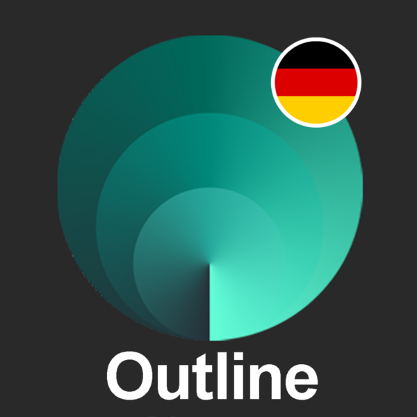 ГЕРМАНИЯ Outline VPN БЕЗЛИМИТ Стабильный ключ 1/6 м
