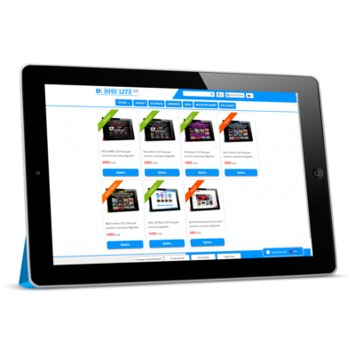 DIGI LITE Blue CSS-Тема для каталога Digiseller
