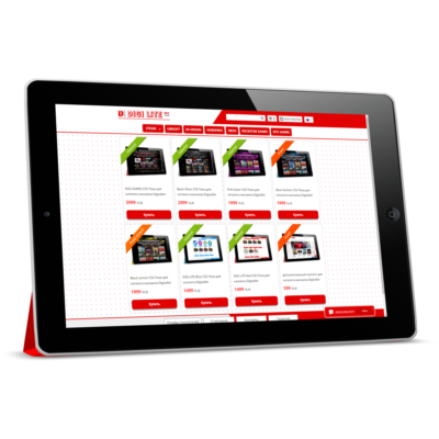 DIGI LITE Red CSS-Тема для каталога Digiseller