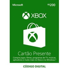 Xbox Live Gift Card Карта оплаты 200 BRL 💳🎮 Бразилия