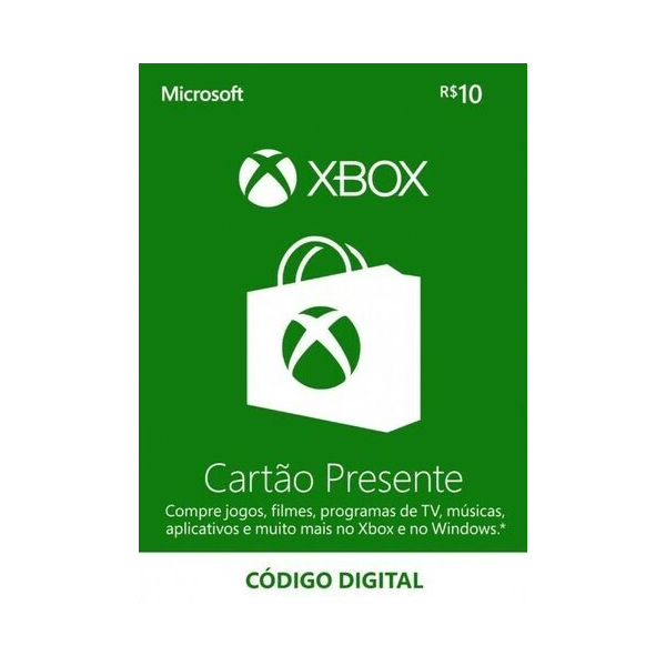 Xbox Live Gift Card Карта оплаты 10 BRL Бразилия