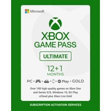 XBOX GAME PASS ULTIMATE 12+1 MONTH🔑 KEYS 🌎 NO FEES