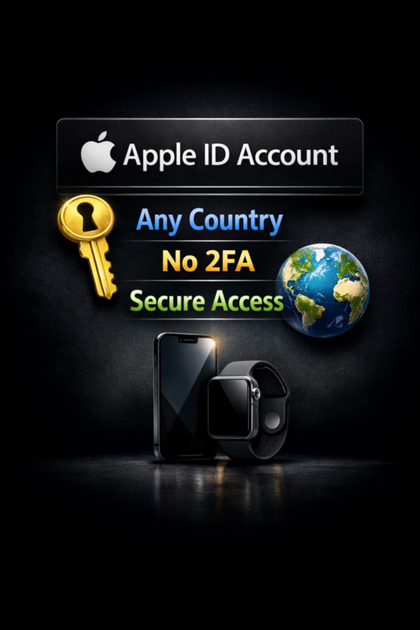 🌍 Apple ID Аккаунт | Любая страна | Без 2FA | Надёжный доступ 📱