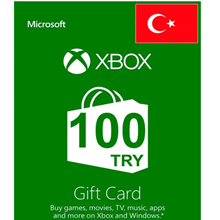 🔴Xbox Live Gift Card🔴TURKEY✅100 TRY✅Fast Deliver