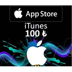 ⛳️iTunes Apple💥100 TL💥❗️ Турция❗️🔥Ключ-Автовыдача🔥