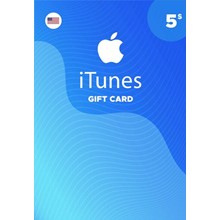Apple iTunes Gift Card 5 USD iTunes Key UNITED STATES