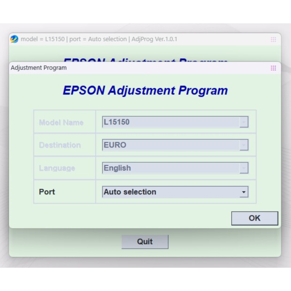 EPSON AdjProg Reset L15150 L11160 WF-7830