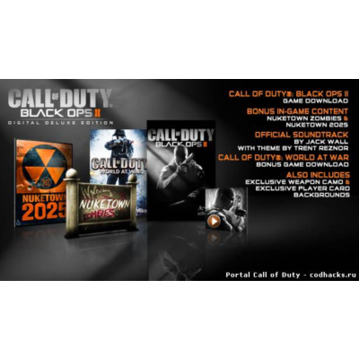 Call Of Duty: Black ops 2 + Call Of Duty: World at War +длс к BO 2 + РУССКИЙ ЯЗЫК🔑