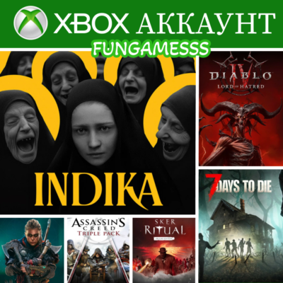 INDIKA + Diablo 4 + Игры❤️‍🔥 XBOX АККАУНТ