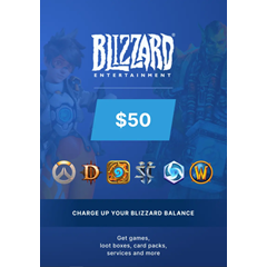 🔑50$ USA Подарочная карта Blizzard