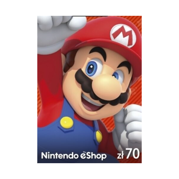 Nintendo eShop Card 70 PLN злотых Key Нинтендо Польша