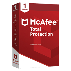 McAfee Total Protection 1 для ПК до 10 апреля 2025