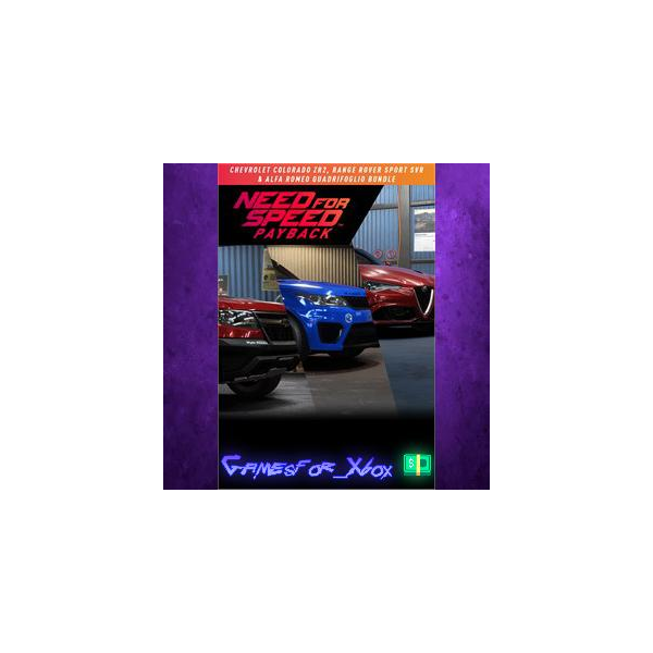 Need for Speed Payback Chevrolet Colorado ZR2, Range Rover Sport SVR & Alfa Romeo Q