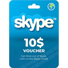 🔥Skype Voucher 10$ Global