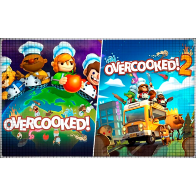 🍓 Overcooked + Overcooked 2 (PS4/PS5/EN) П3 Активация