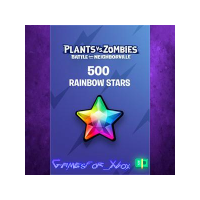 ☀️Plants vs. Zombies Battle for Neighborville – 500 Rainbow Stars XBOX DLC