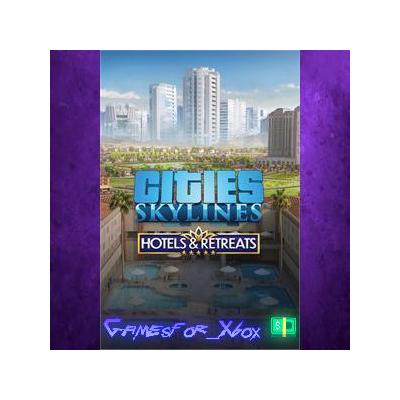 ☀️Cities Skylines - Hotels & Retreats XBOX DLC
