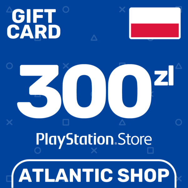 ⭐ Карта Пополнения PSN 300 Злотых (PLN) Польша