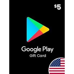 🚀Google Play Gift Cards 5/10/15/25 USD