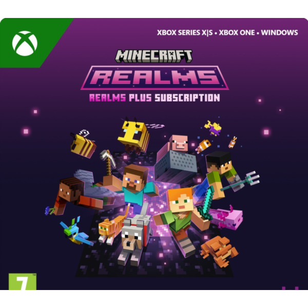 Minecraft Realms Plus 1+1 месяц Bedrock Edition