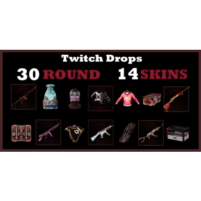 🔥 TWITCH DROPS 🔥 Rust 2024 🔥 30 раунд 🔥 14 Скинов🔥