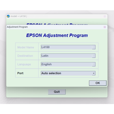 Сброс EPSON AdjProg L4150L4151L4153L4156L4158