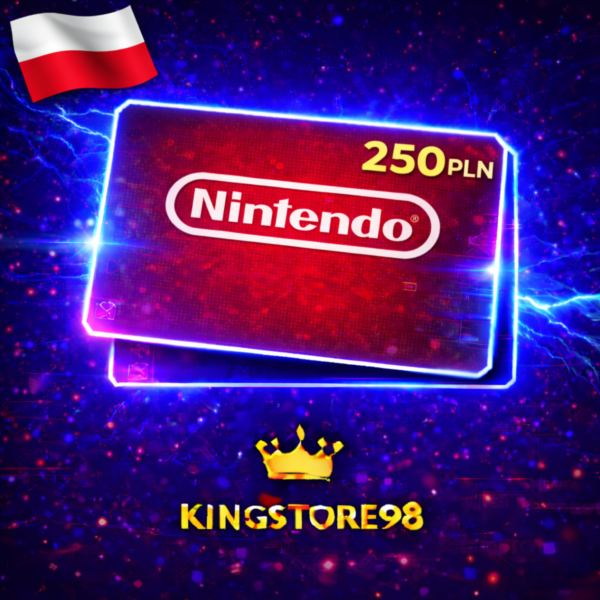 Карта Nintendo eShop 250zł PLN(Злотых) Польша