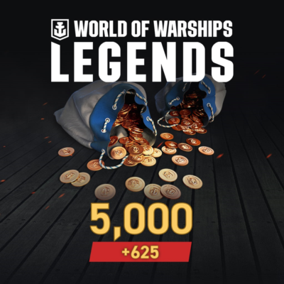 World of Warships: Legends - 5625 дублонов PS4 ПСН