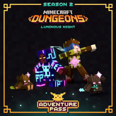 Приключенческий абонемент Minecraft Dungeons Светящаяся