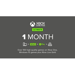 ✅ XBOX GAME PASS ULTIMATE 1 MONTH (USA) | RENEWAL KEY🔑