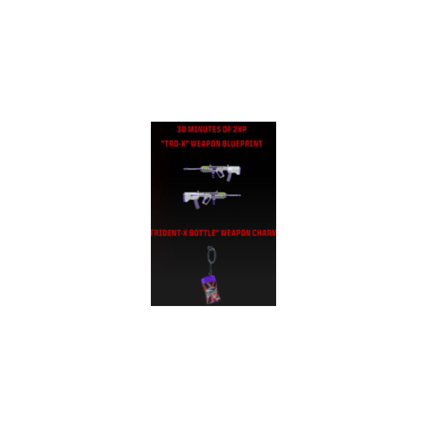 MW3 2023 TRIDENT-X Bottle charm & TRD-X WEAPON