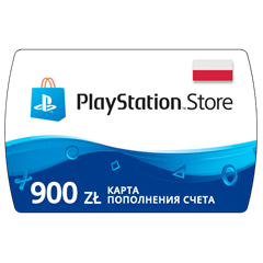 Карта PlayStation(PSN) 900 PLN (Злотых)🔵Польша