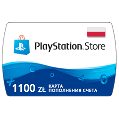 Карта PlayStation(PSN) 1100 PLN (Злотых)🔵Польша