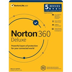 🔥Norton 360 Deluxe на 1 года для 5 устройств