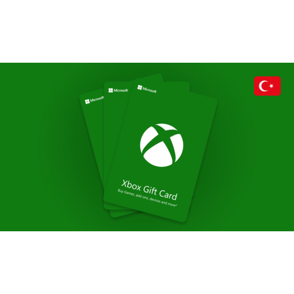 Xbox Live ПОДАРОЧНАЯ КАРТА 25-300TL ТУРЦИЯ