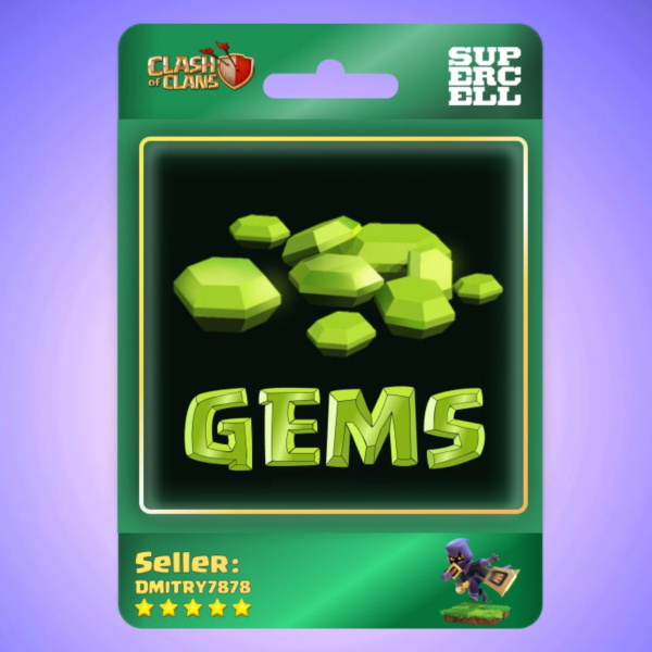 Clash of Clans | ГЕМЫ | GEMS | Лучшая цена!