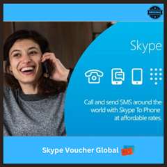 ⭐️Skype Ваучер 20$ USD (Global)