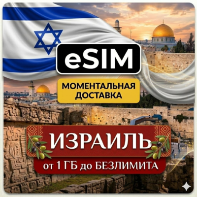 eSIM Израиль | Туристическая  | AIRALO | Premium | есим