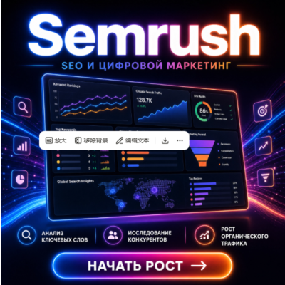 Пакет Semrush Guru+trends на один месяц