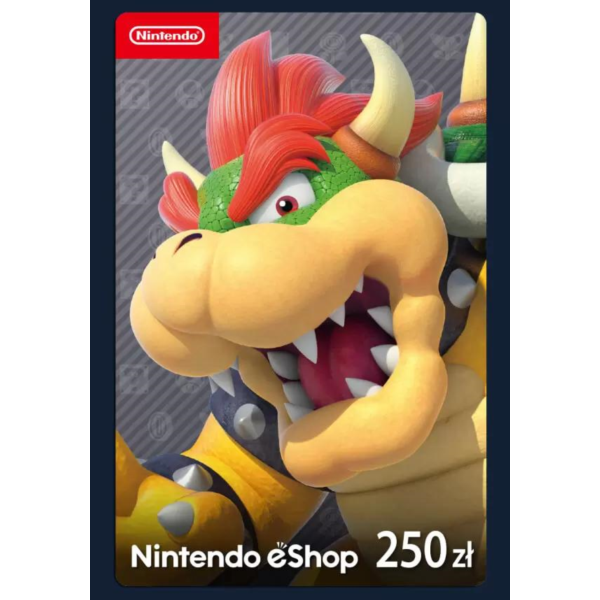 Nintendo eShop Card 250zl КЛЮЧ Nintendo Site Poland