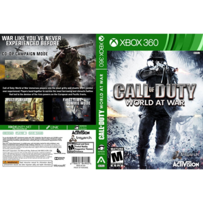 ⭐️ Call of Duty World at War + WWII + Ghost + BO 4 XBOX