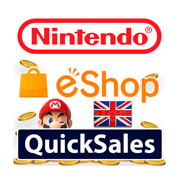 АВТО NINTENDO eSHOP ВЕЛИКОБРИТАНИЯ КОД ПОПОЛНЕНИЯ