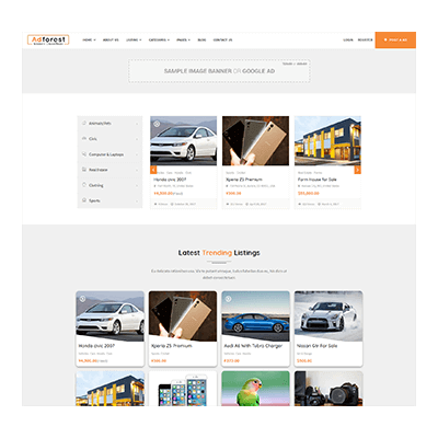 AdForest - Вечная тема WordPress для объявлений