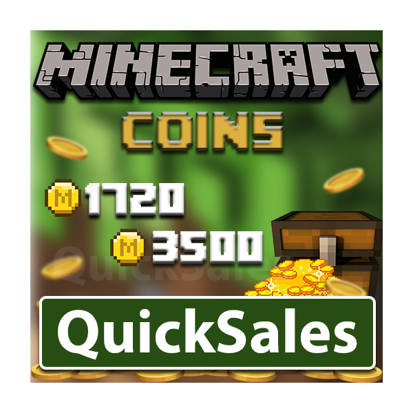 ⭐ MINECRAFT Mineсoins Pack КЛЮЧ 1720•3500 Coins