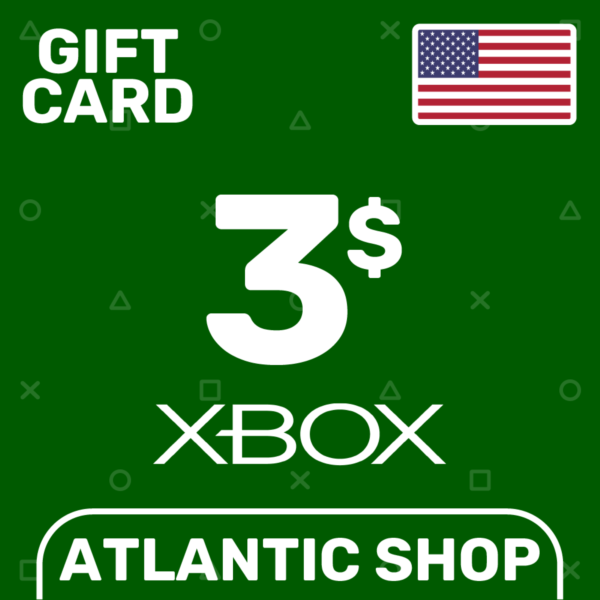 ⭐ Карта Пополнения Xbox 3$ (USD) США