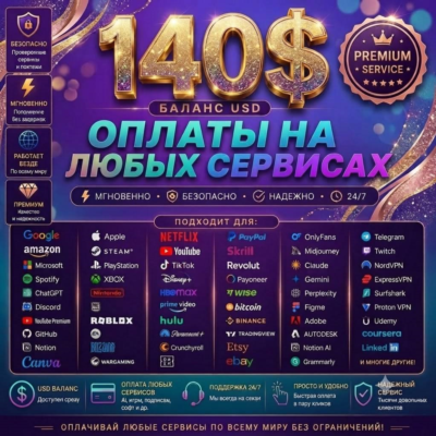 140$ US Premuim Card Worldwide Tiktok Ads fiverr google✅