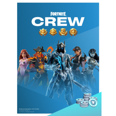 🕹️🎮CREW 6 Месяц (Отряд=Боевой пропуск +1000 V-Bucks⏭️