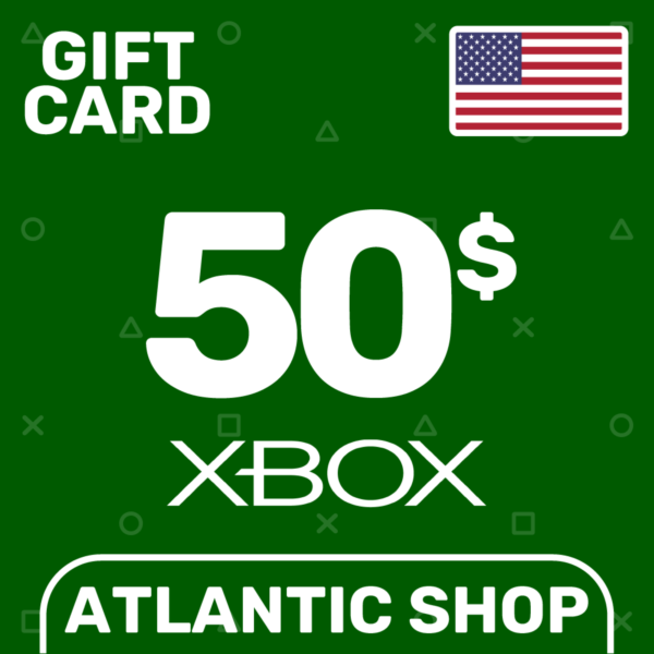 ⭐ Карта Пополнения Xbox 50$ (USD) США