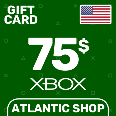⭐️Карта Пополнения Xbox 75$ (USD) США