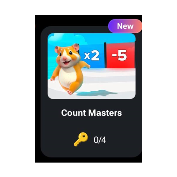 Count Masters | КОДЫ НА КЛЮЧИ ДЛЯ HAMSTER KOMBAT